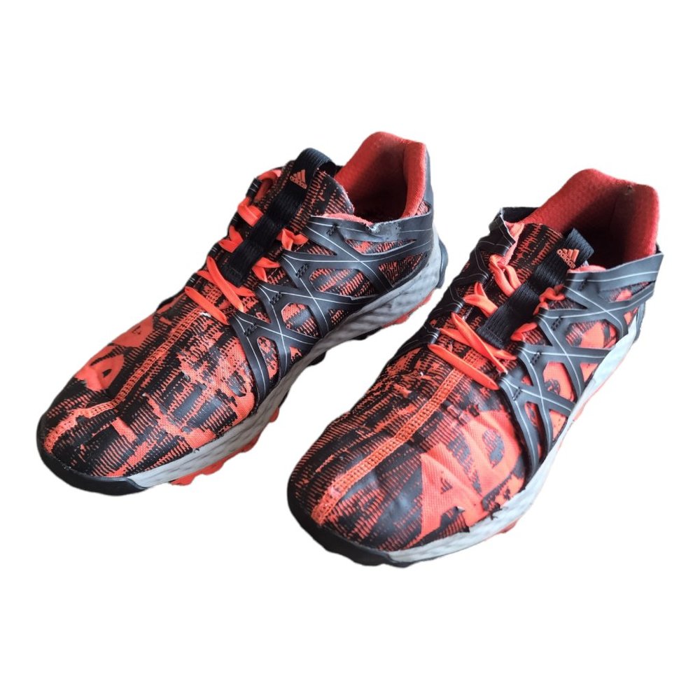 Adidas Mens Vigor Bounce AQ7508 Orange Running Shoes Sneakers Size 12